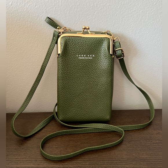 CARR KEN OLIVE GREEN CROSSBODY BAG - Picture 5 of 9